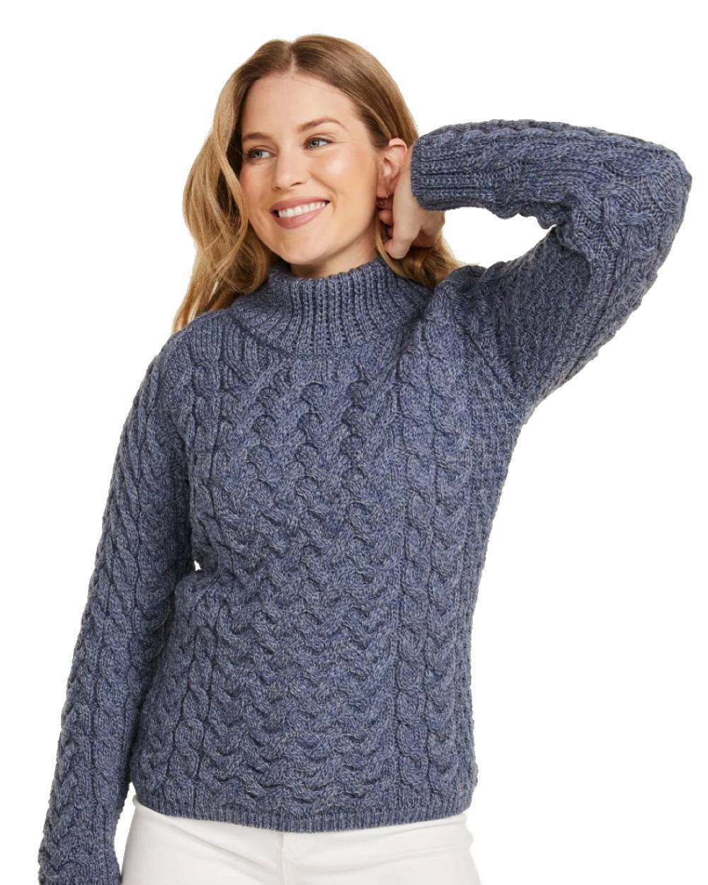 Aran Knightstown Womens Crew Neck Sweater - Image 11