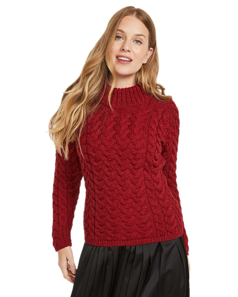 Aran Knightstown Womens Crew Neck Sweater - Image 14