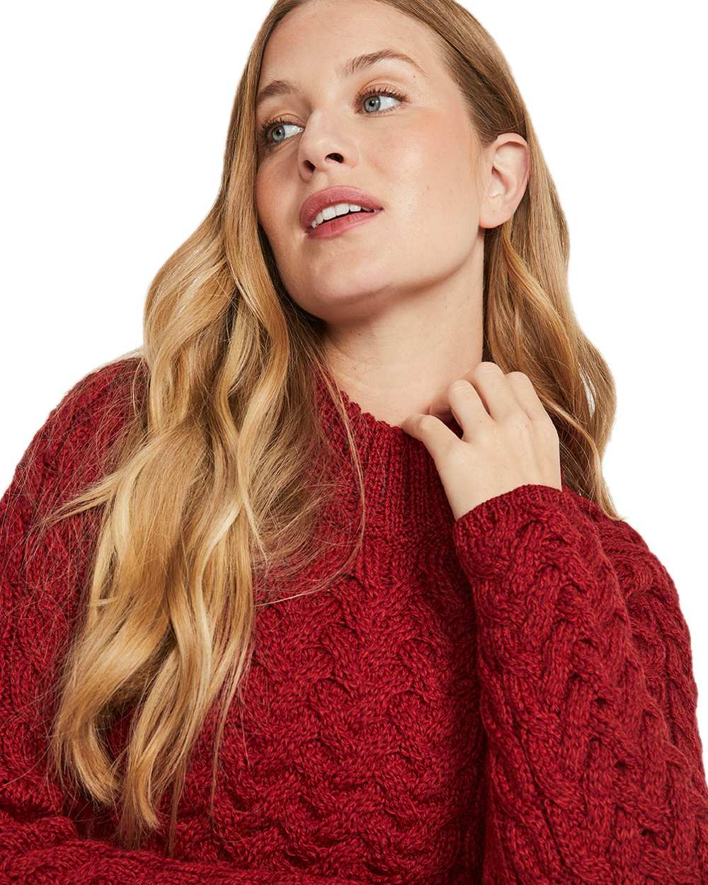 Aran Knightstown Womens Crew Neck Sweater - Image 15