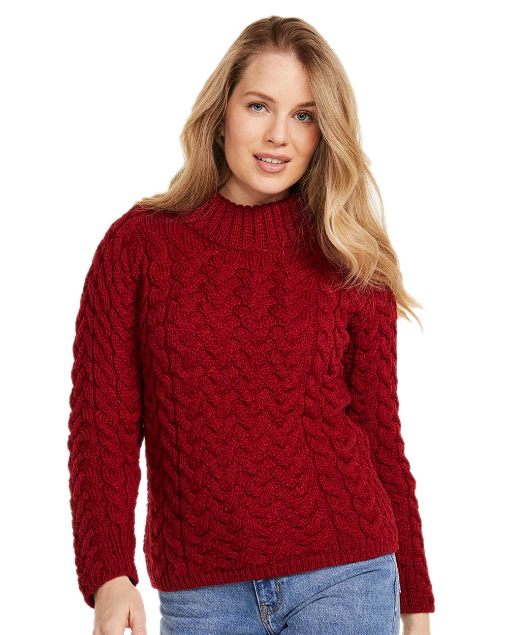 Aran Knightstown Womens Crew Neck Sweater - Image 18