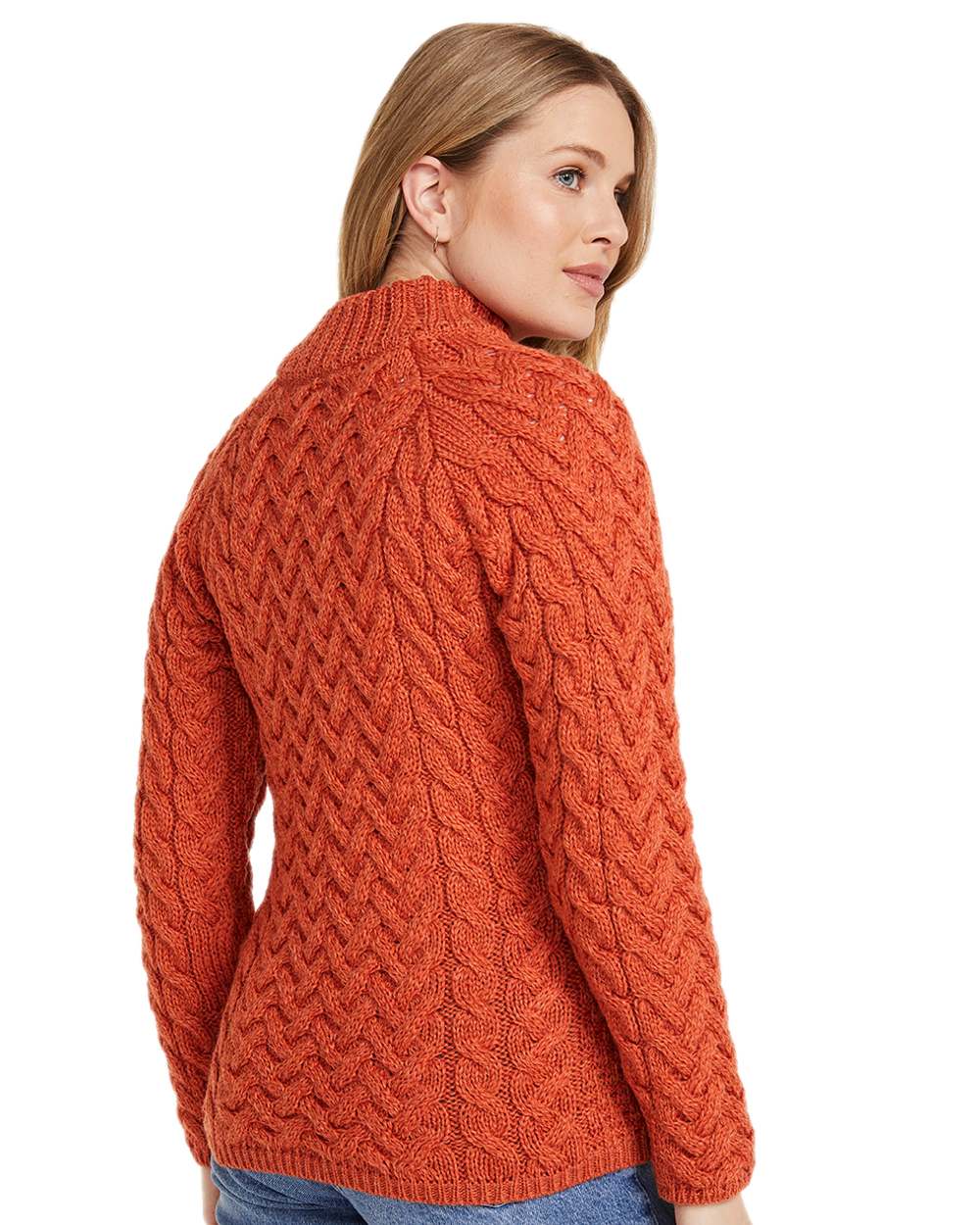 Aran Knightstown Womens Crew Neck Sweater - Image 6