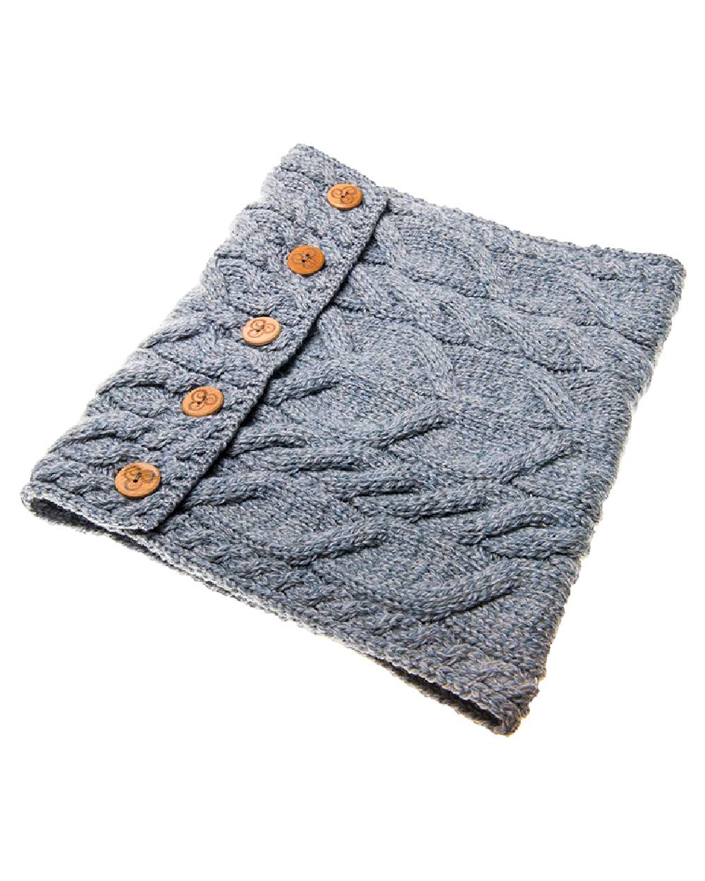 Aran Merino Wool Button Snood - Image 13