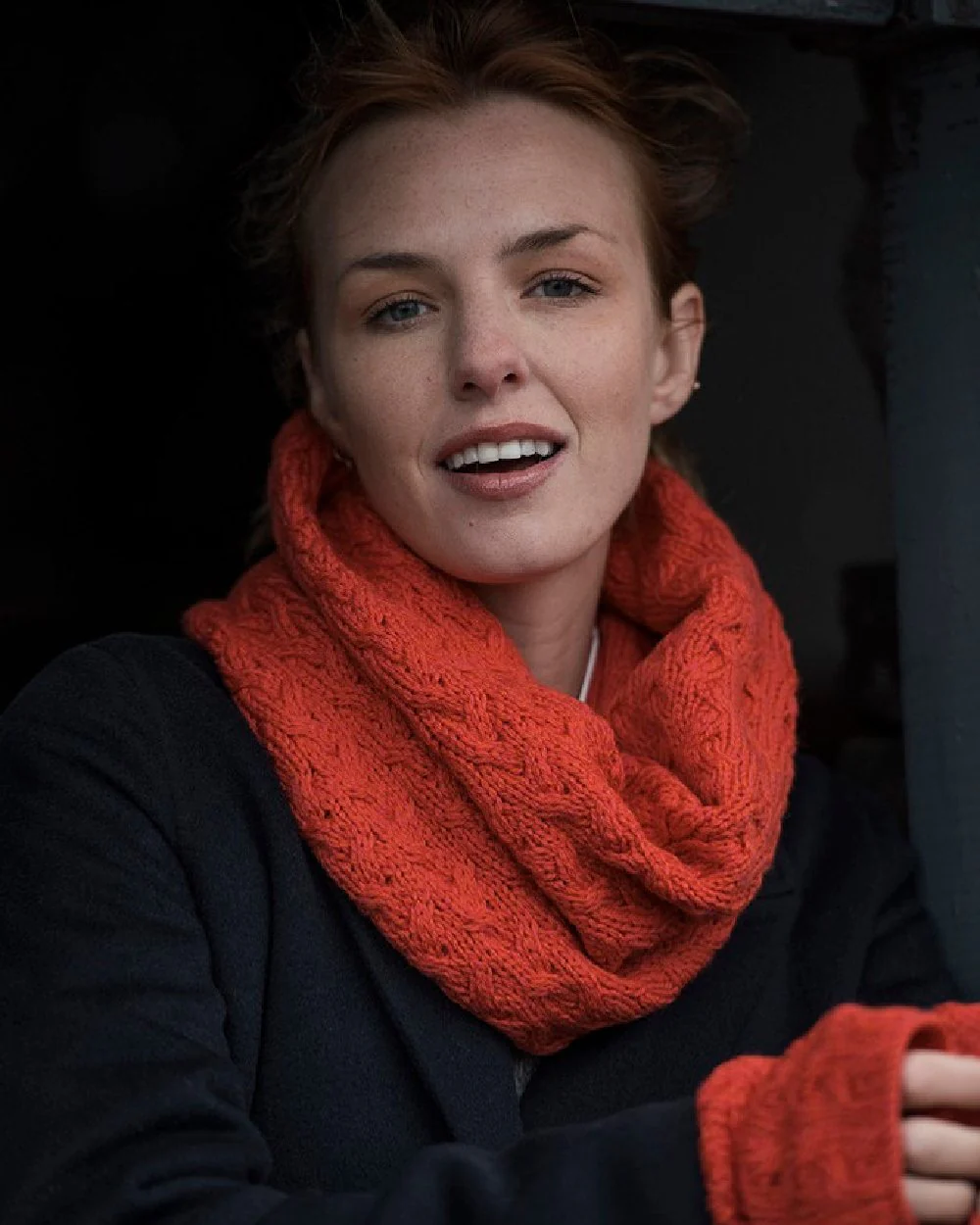 Aran Merino Wool Snood - Image 11