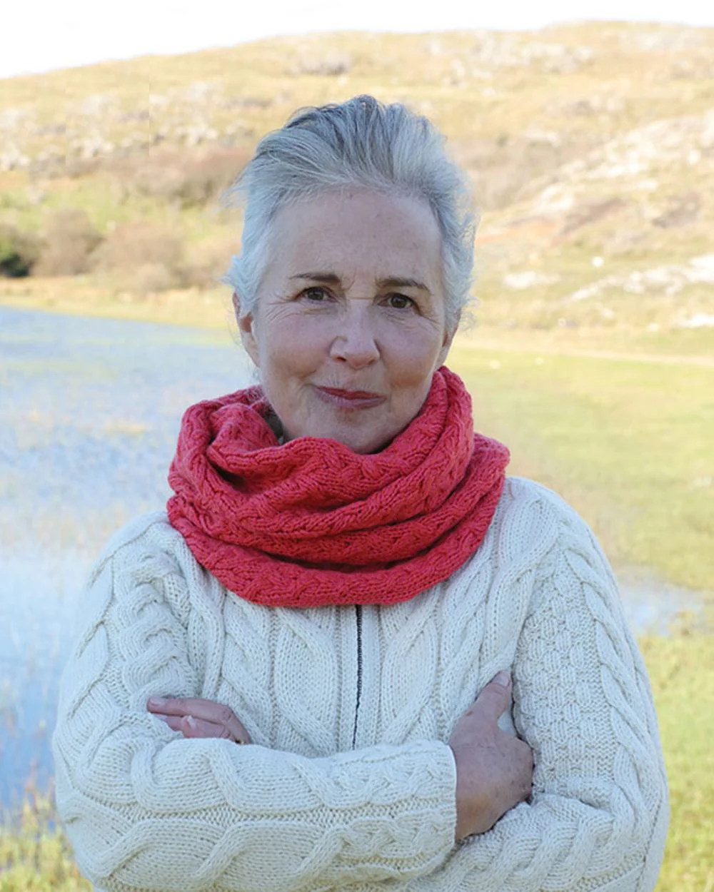 Aran Merino Wool Snood - Image 12