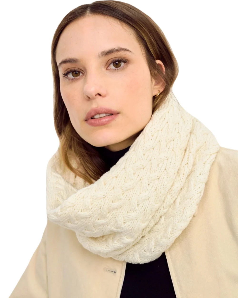 Aran Merino Wool Snood - Image 17