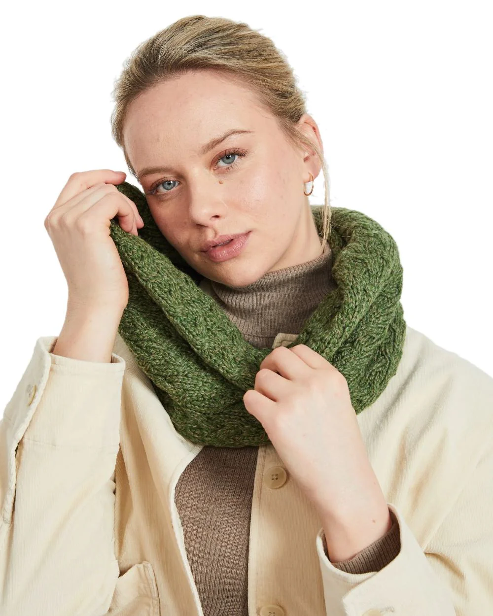 Aran Merino Wool Snood - Image 22