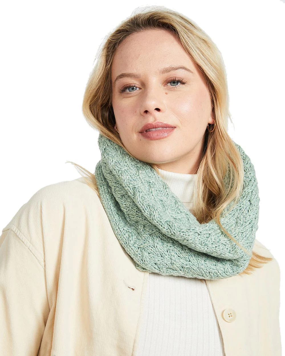 Aran Merino Wool Snood - Image 35