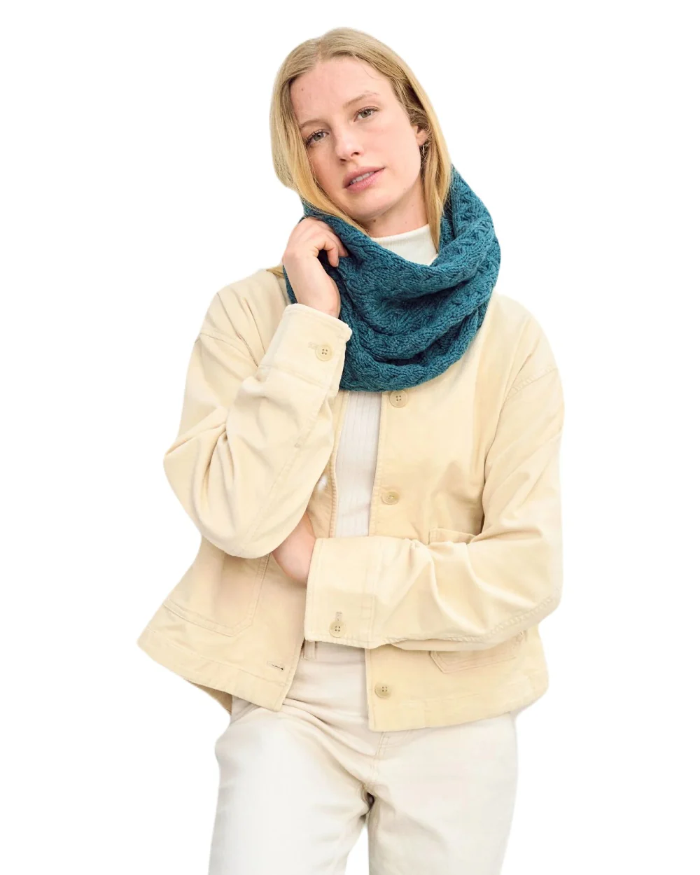 Aran Merino Wool Snood - Image 39