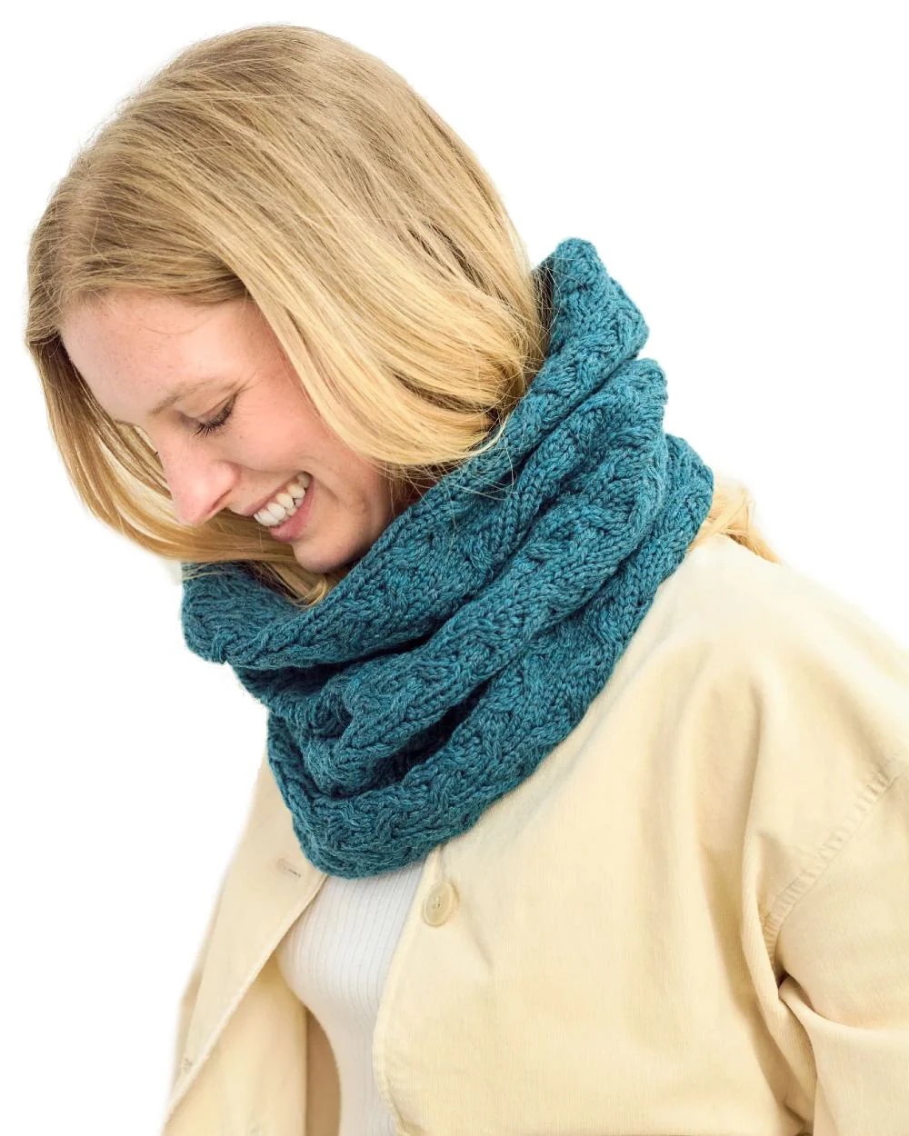 Aran Merino Wool Snood - Image 40