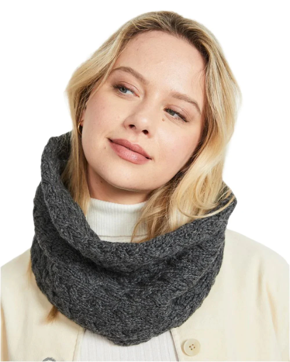 Aran Merino Wool Snood - Image 8