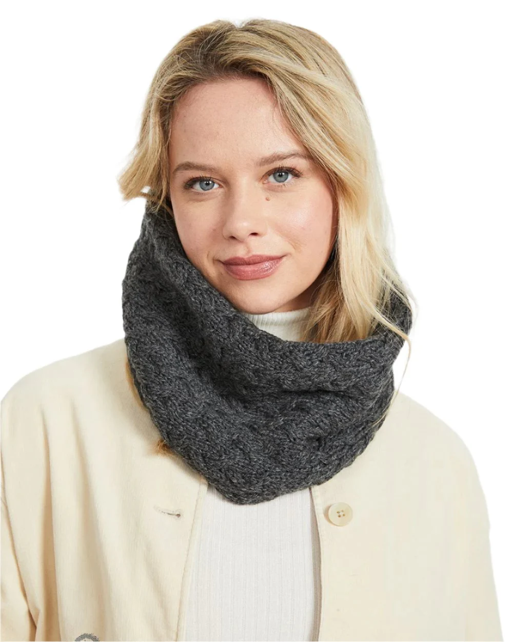 Aran Merino Wool Snood - Image 9