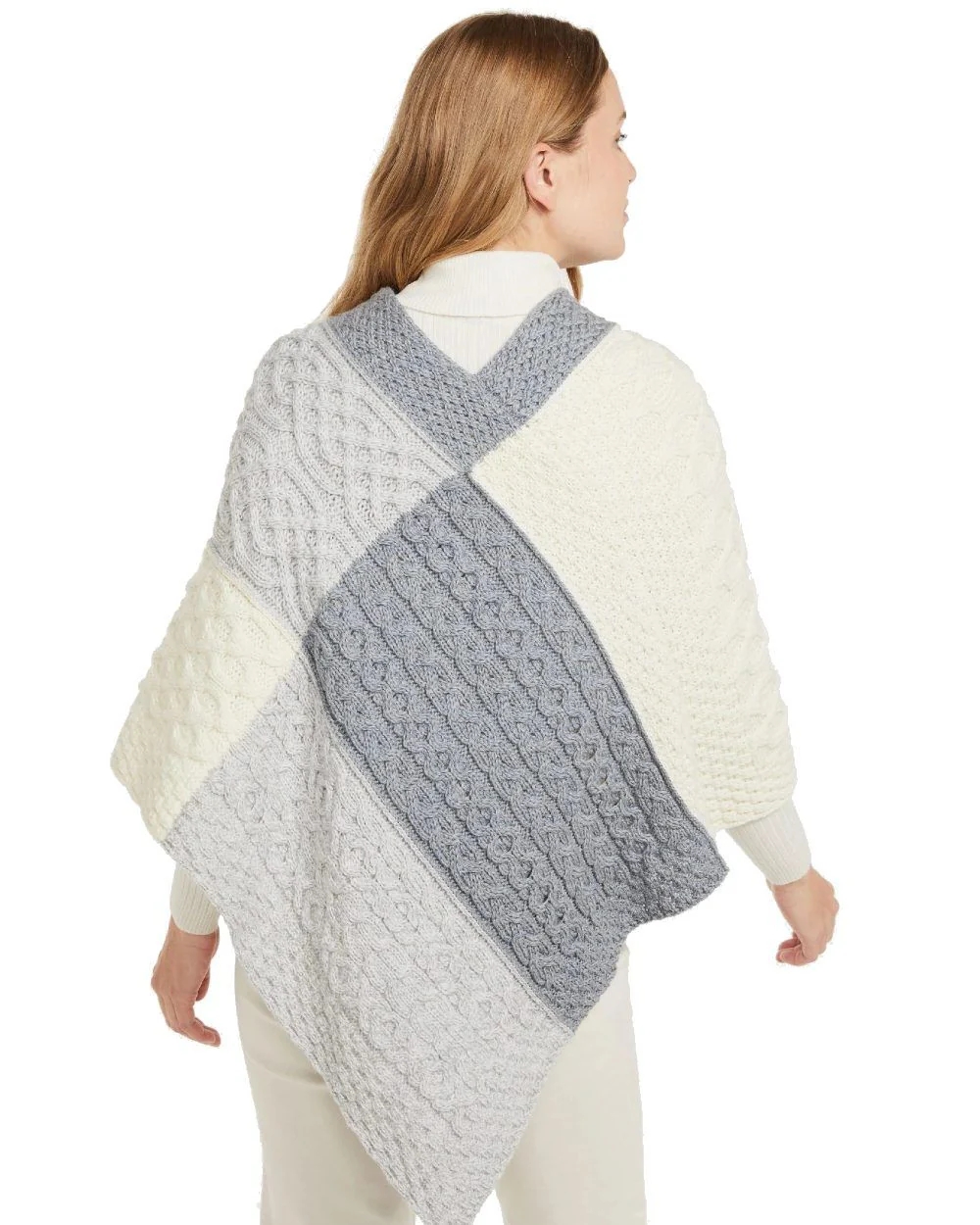 Aran Salthill Poncho - Image 4