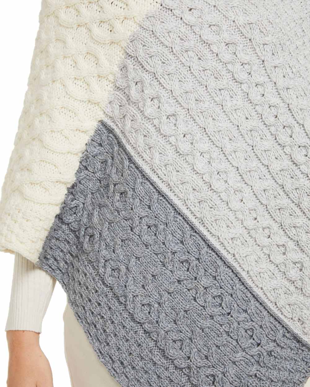 Aran Salthill Poncho - Image 5