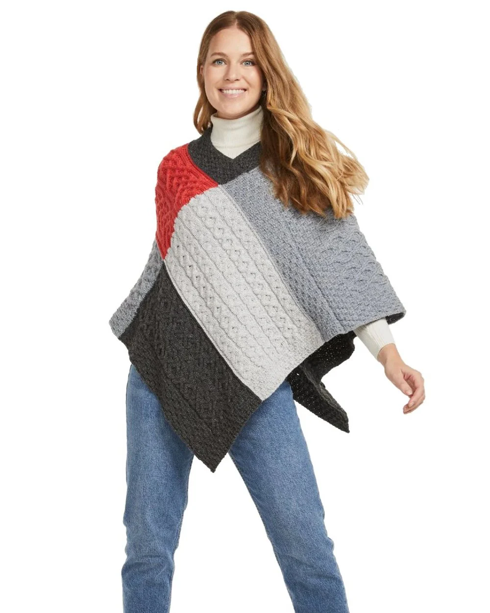 Aran Salthill Poncho - Image 6