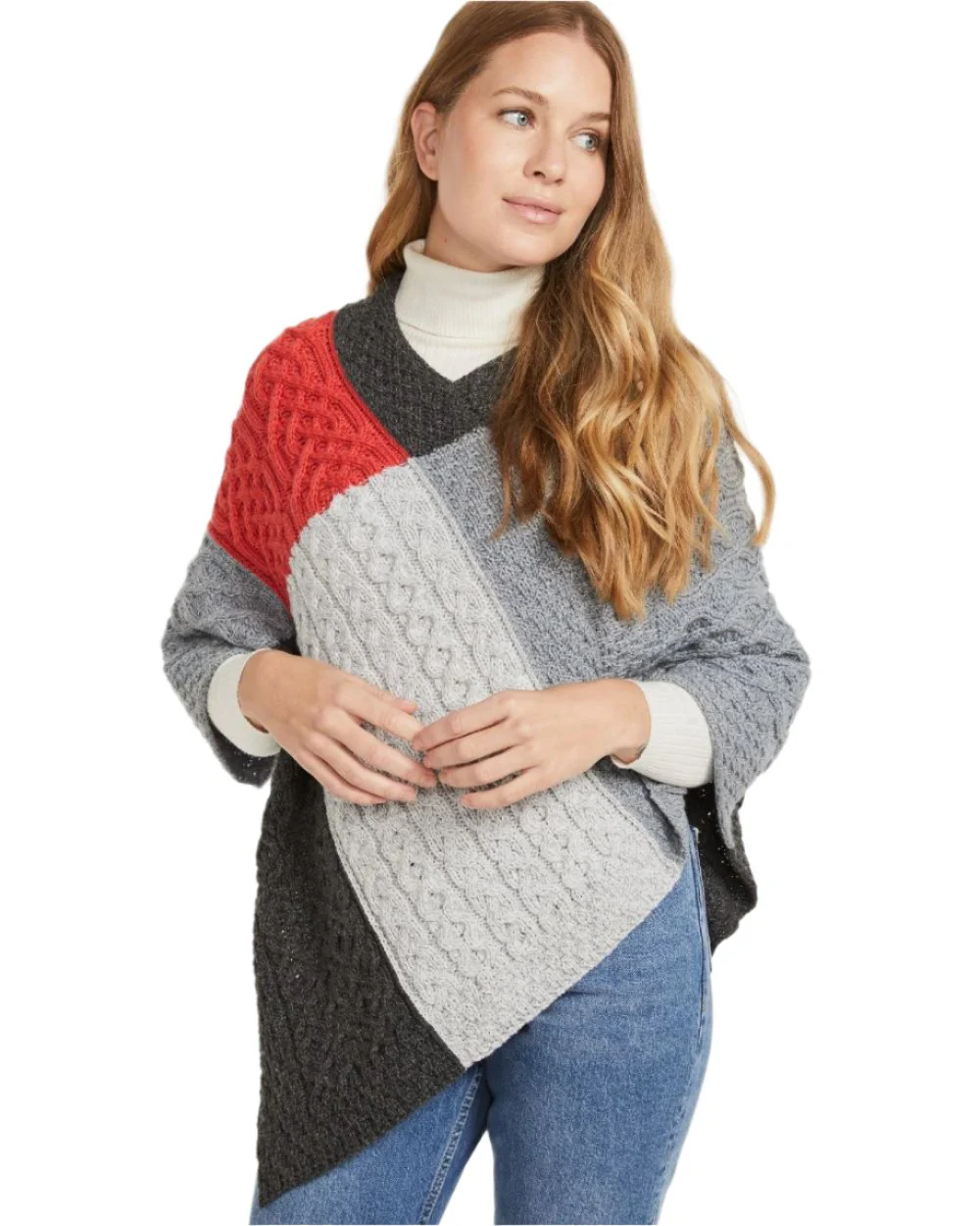 Aran Salthill Poncho - Image 8