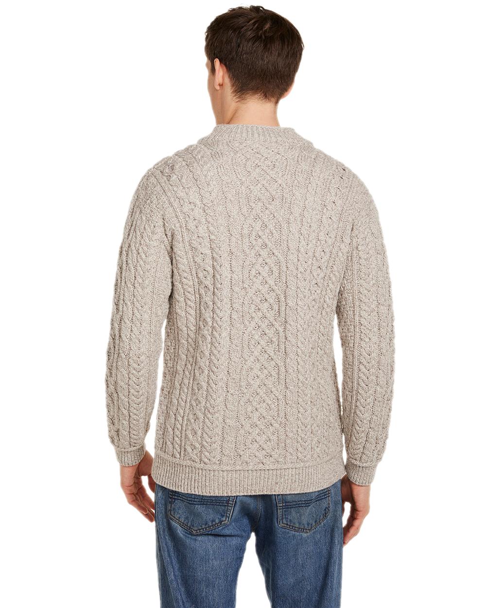 Aran Supersoft Merino 1/2 Zip Jumper - Image 7