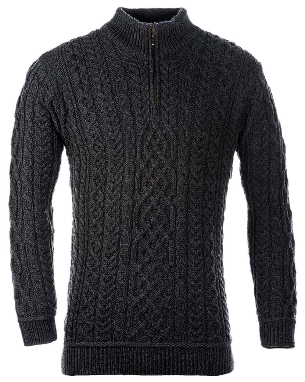 Aran Supersoft Merino 1/2 Zip Jumper - Image 9