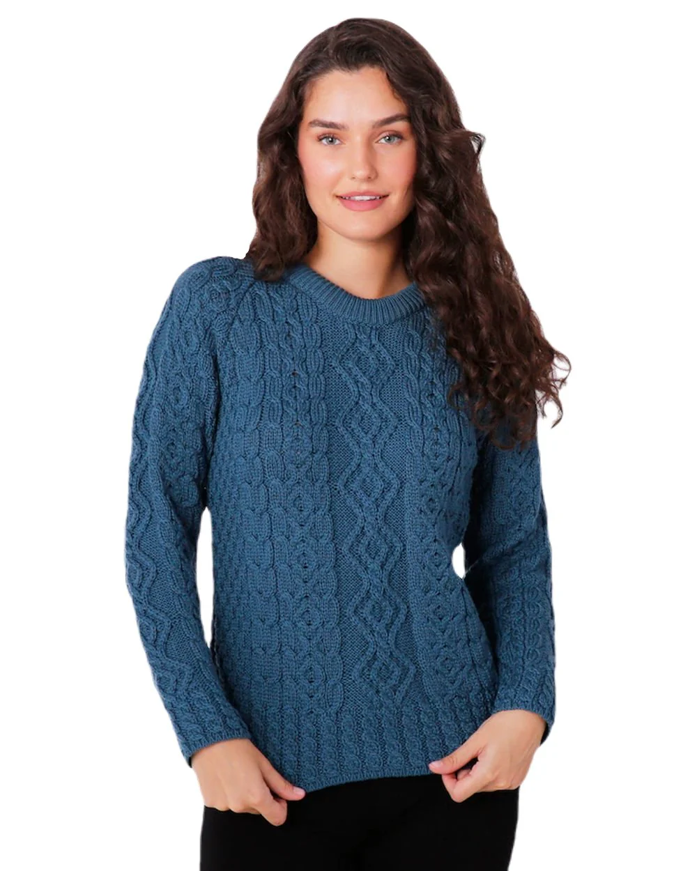 Aran Sweater with Raglan Sleeve - Image 3