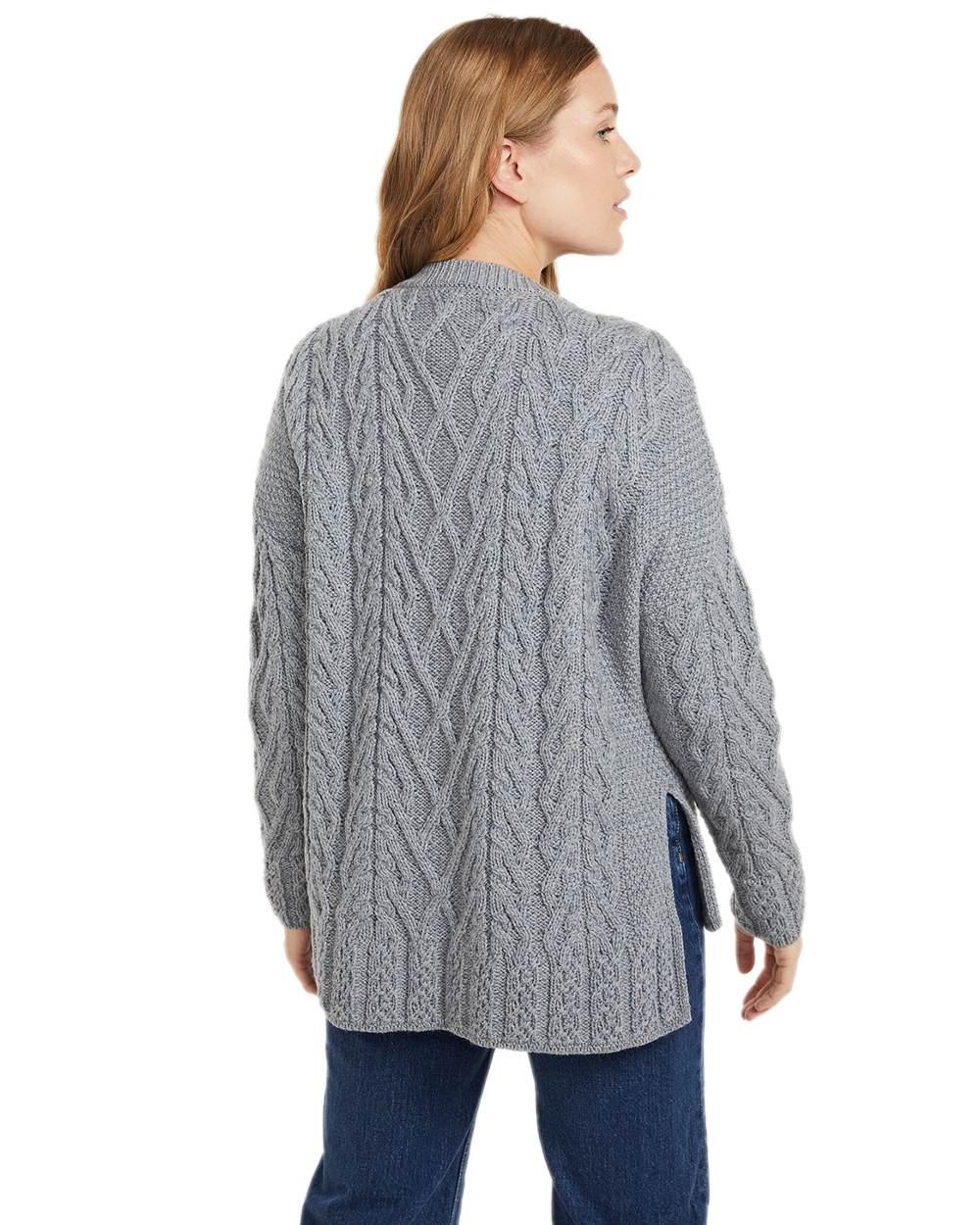 Aran Vented Box Sweater - Image 3