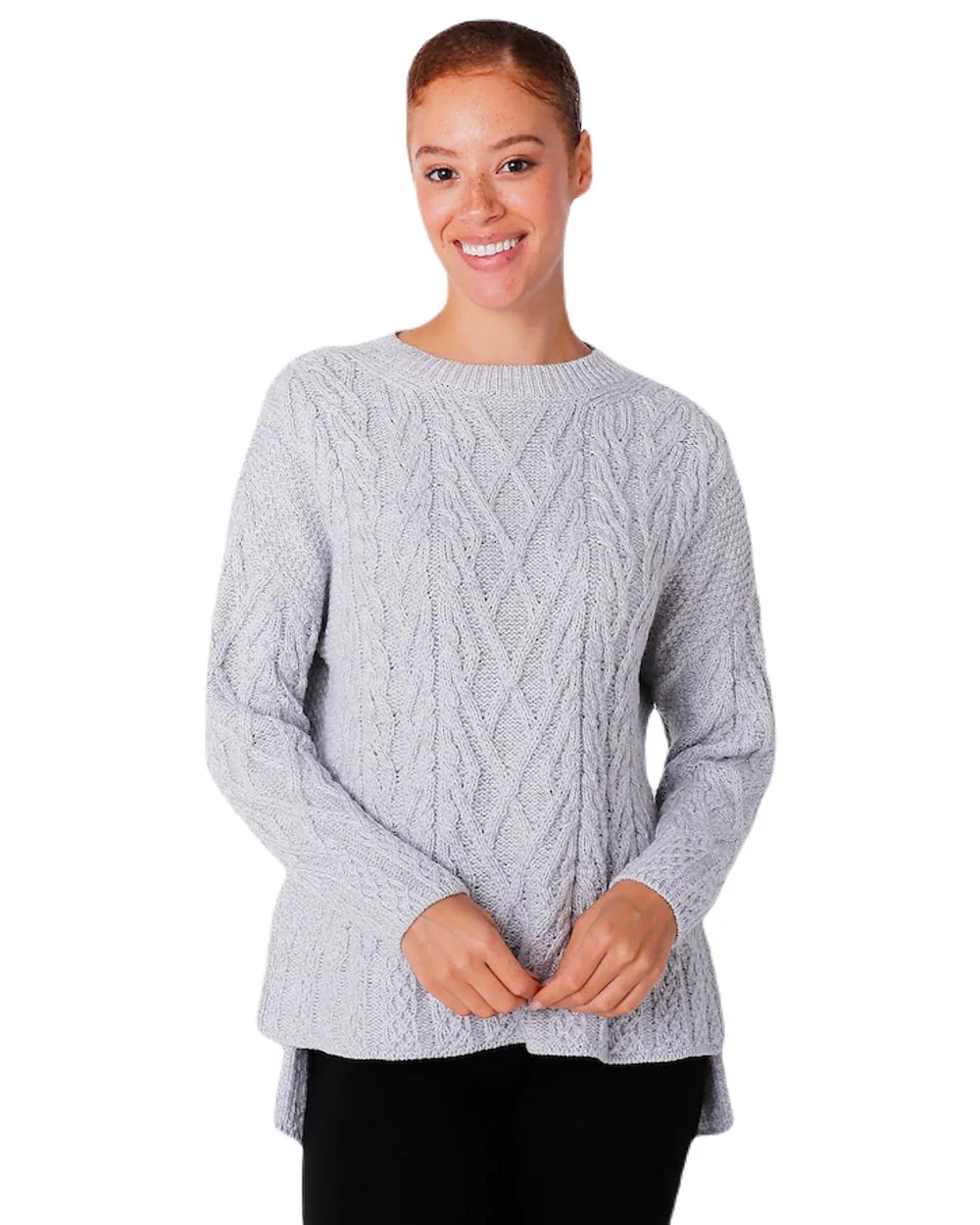 Aran Vented Box Sweater - Image 7