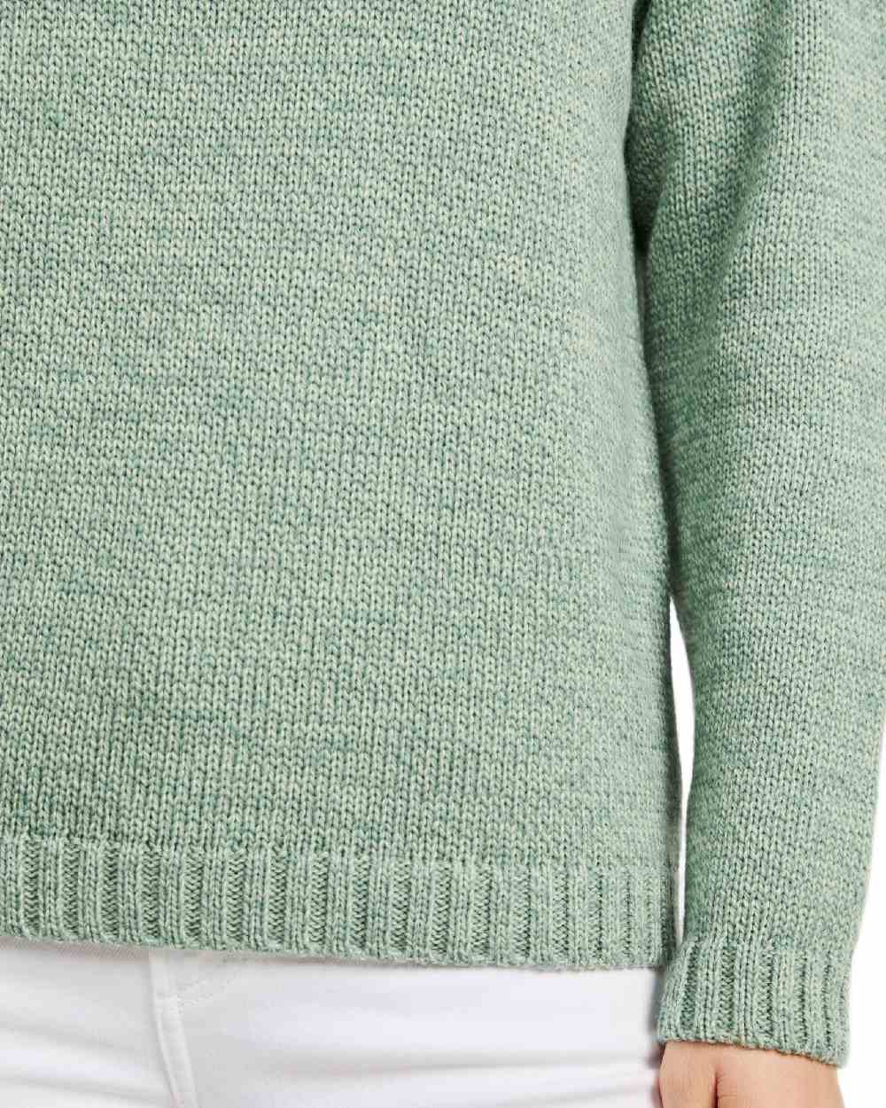 Aran Womens Aoife Supersoft Crewneck Sweater - Image 14