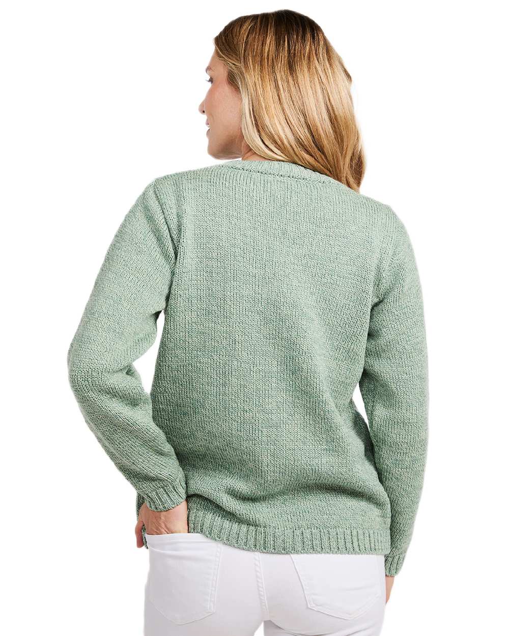 Aran Womens Aoife Supersoft Crewneck Sweater - Image 15