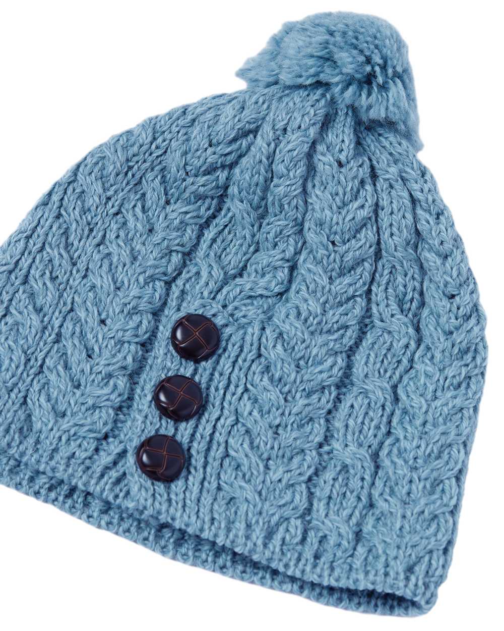 Aran Womens Cong Hat With Pom Pom - Image 16