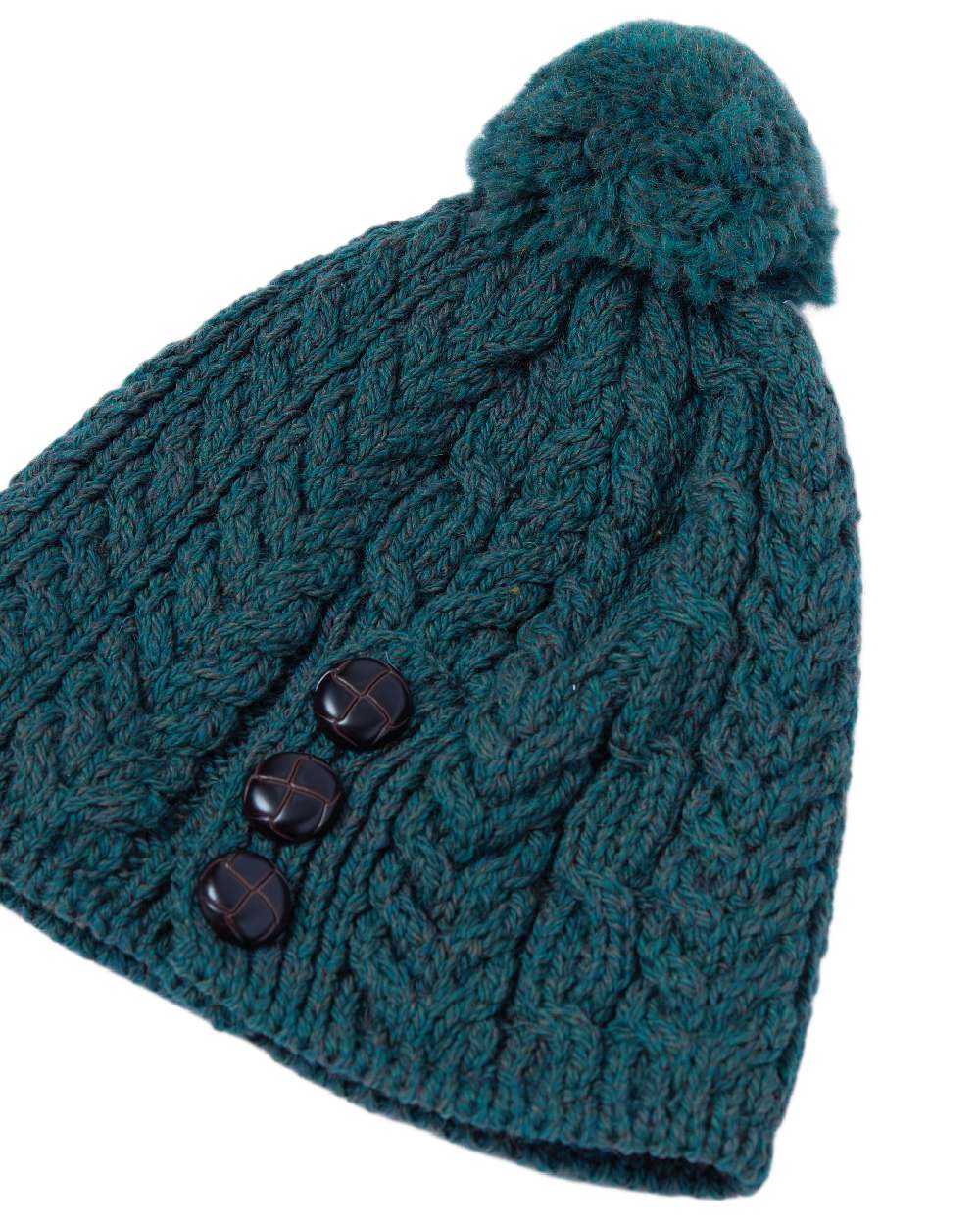 Aran Womens Cong Hat With Pom Pom - Image 33