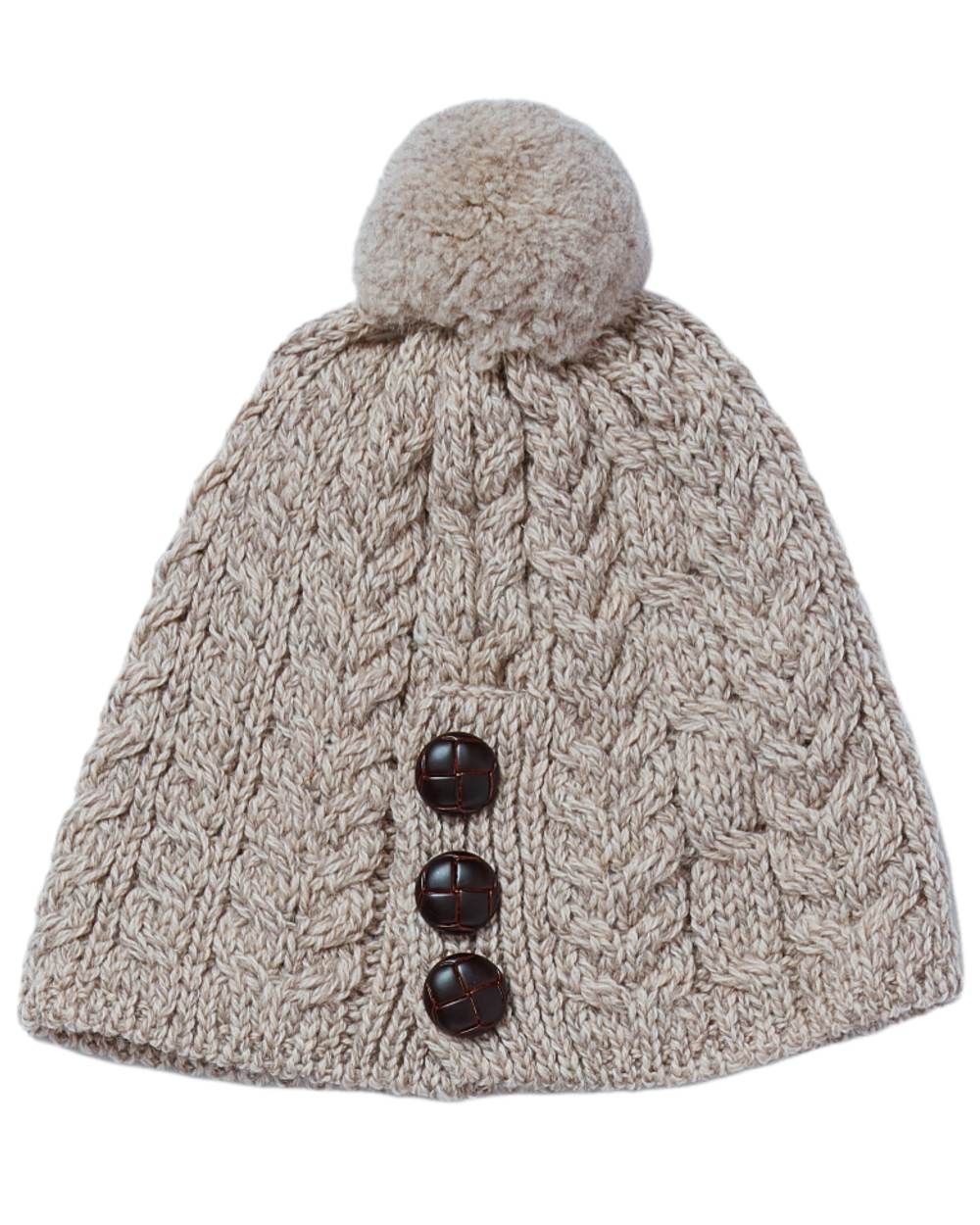 Aran Womens Cong Hat With Pom Pom - Image 39