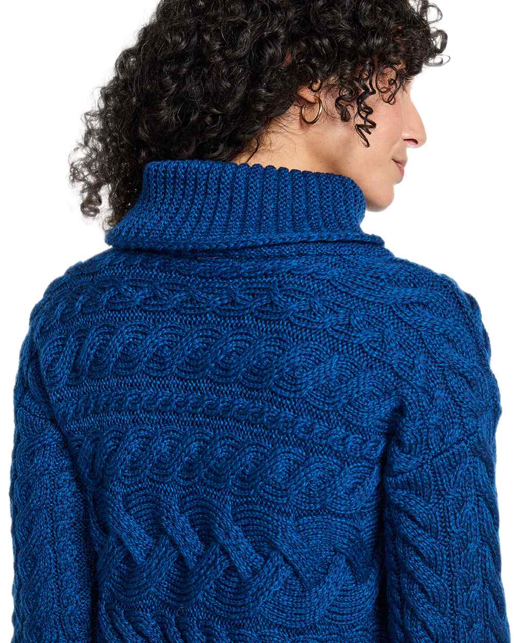 Aran Womens Derreen Horizontal Cable Sweater - Image 16