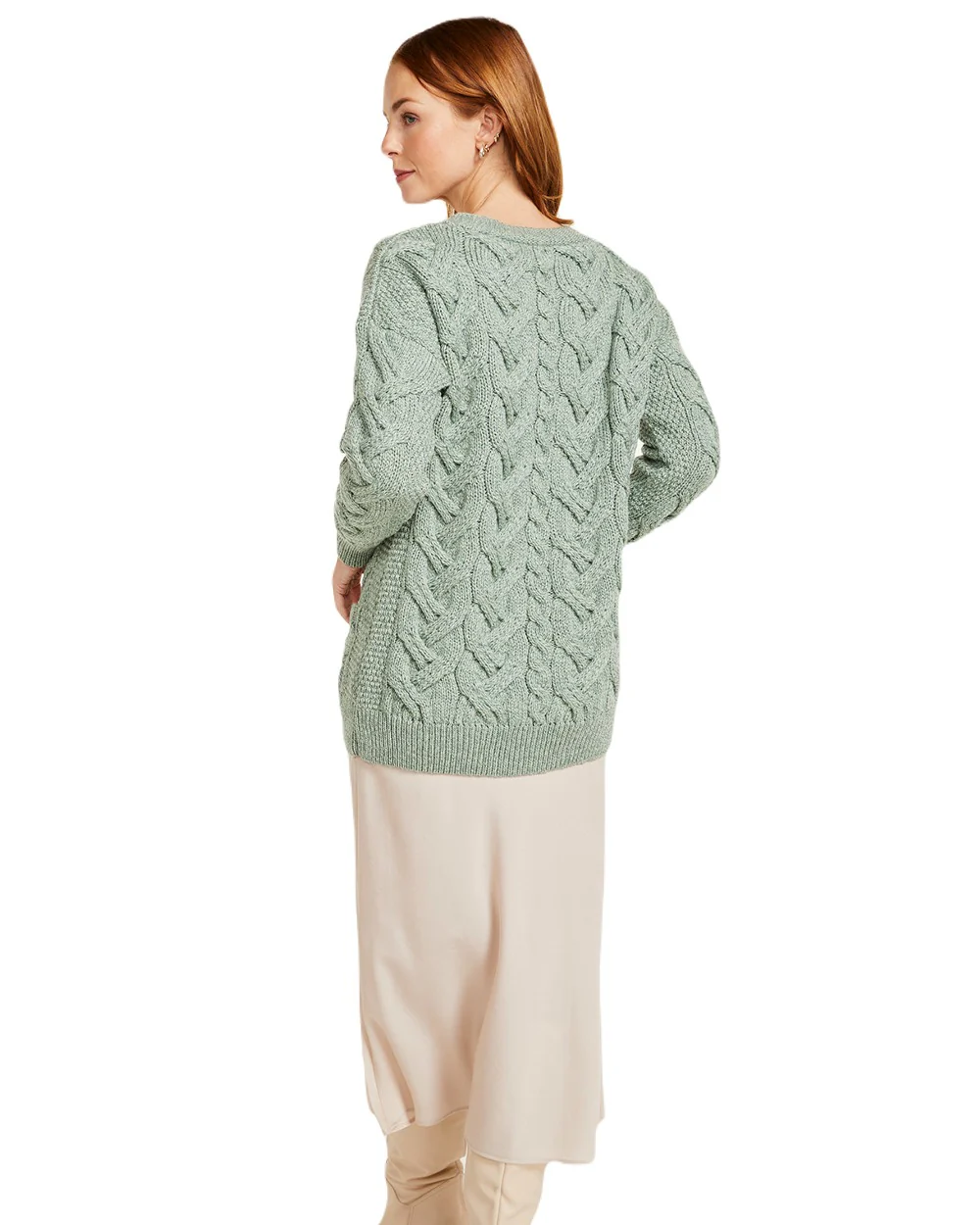 Aran Womens Downpatrick Cardigan - Image 10