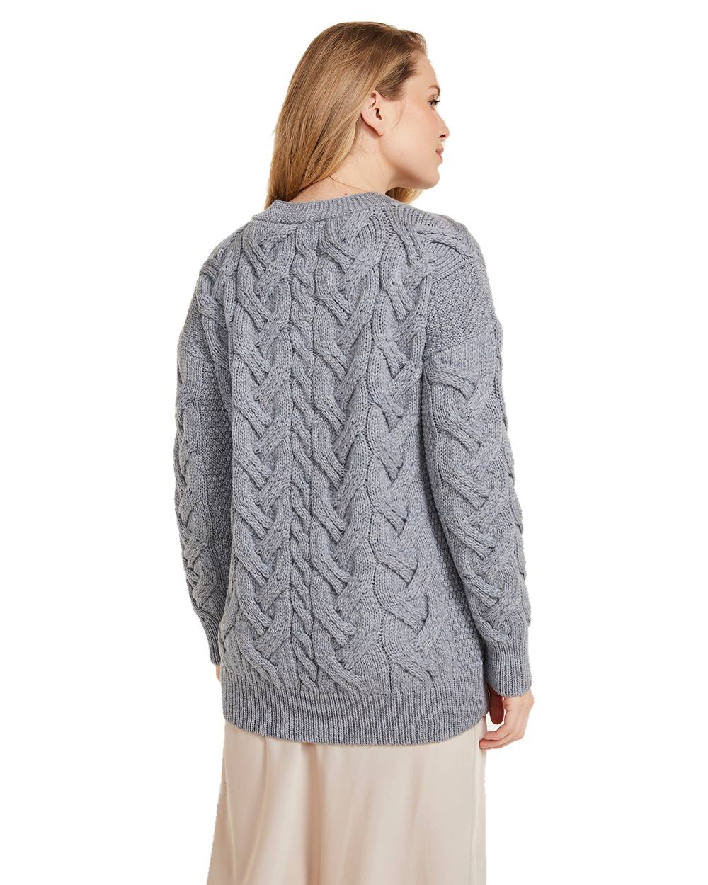 Aran Womens Downpatrick Cardigan - Image 5