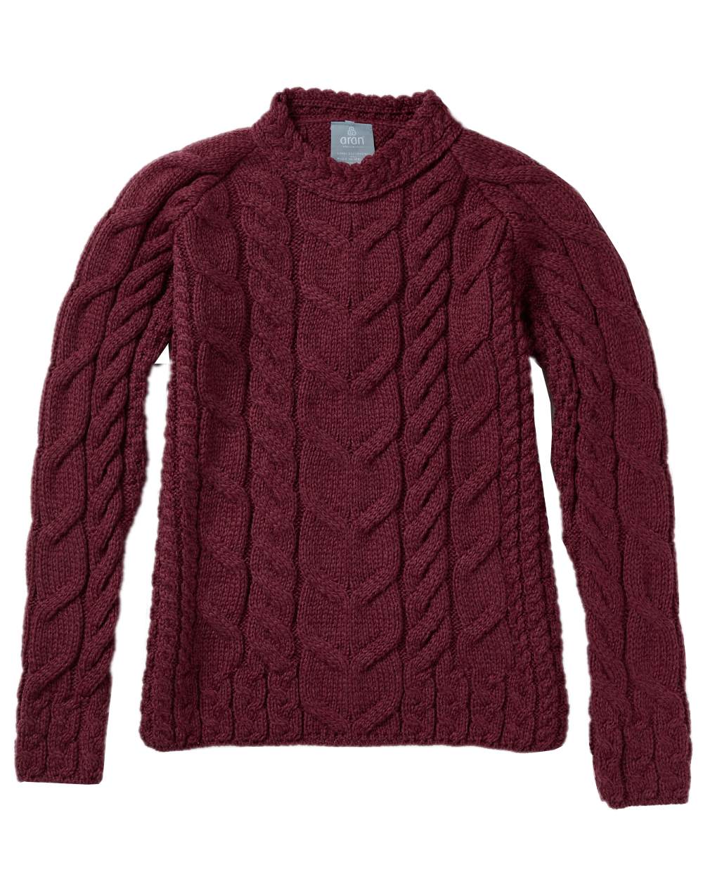 Aran Womens Listowel Cabled Sweater - Image 22