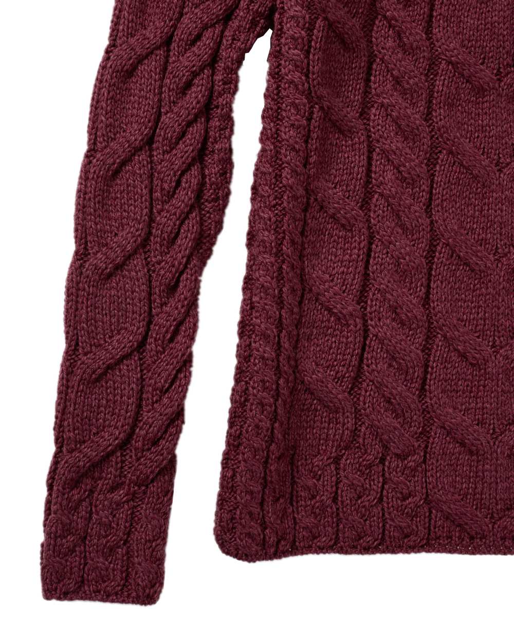 Aran Womens Listowel Cabled Sweater - Image 27