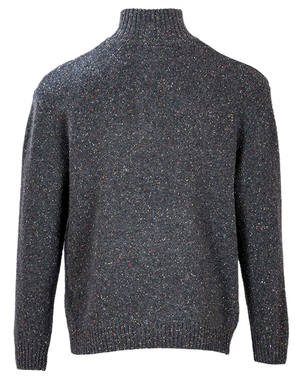 Aran Wool Zip Neck Sweater - Image 14