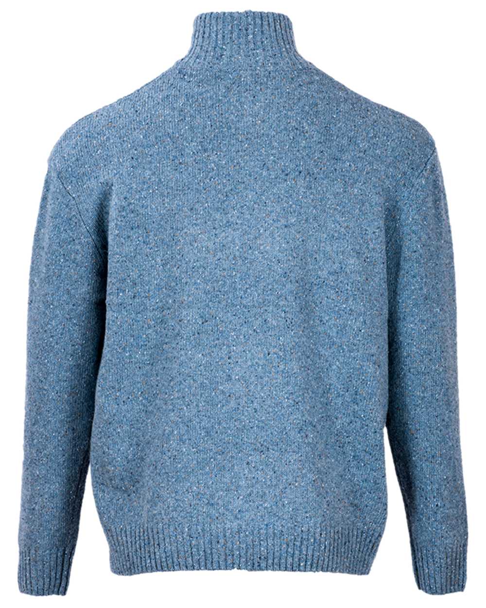 Aran Wool Zip Neck Sweater - Image 20