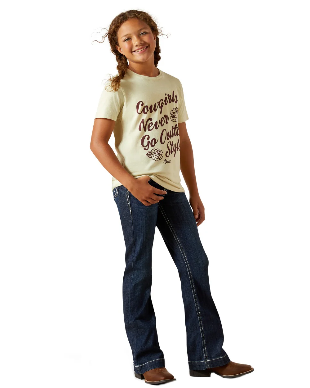 Ariat Childrens Never Outta Style T-Shirt - Image 2