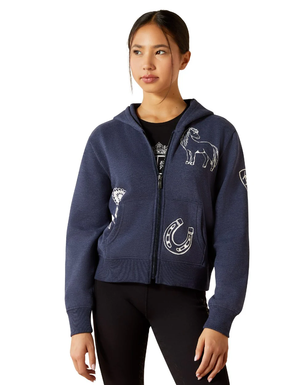Ariat Childrens Spiffy Full Zip Sweatshirt - Image 6