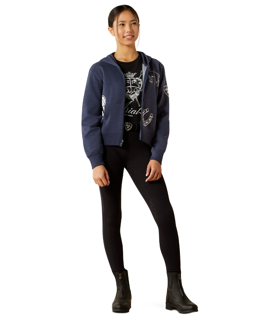 Ariat Childrens Spiffy Full Zip Sweatshirt - Image 8