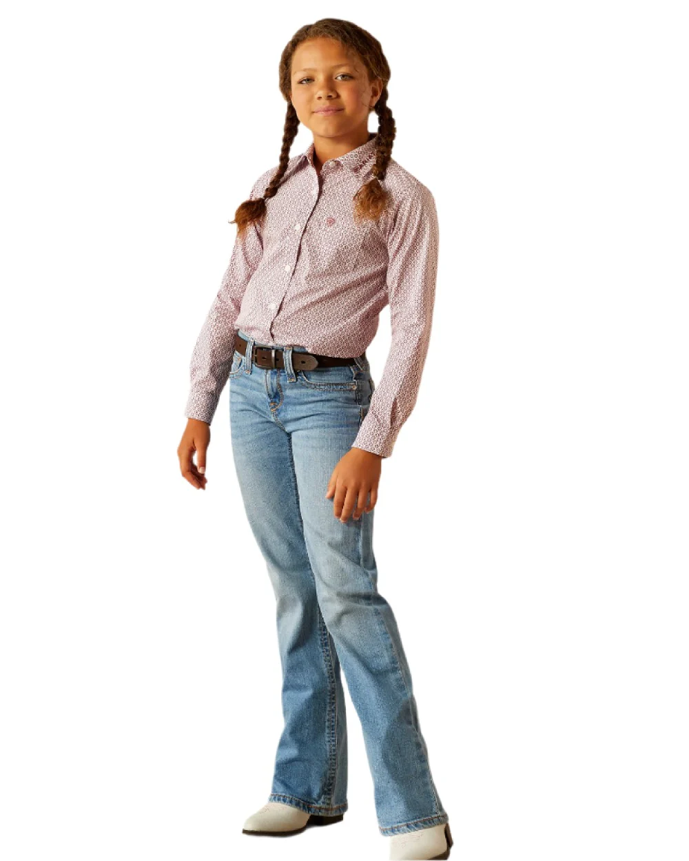 Ariat Childrens Team Kirby Western Shirt - Image 4