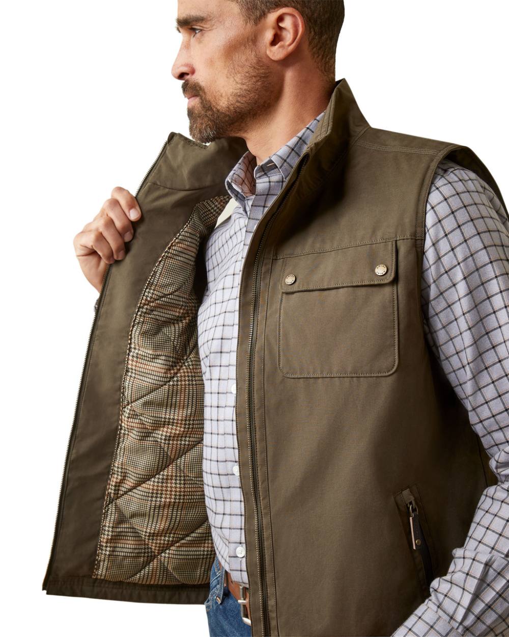 Ariat Mens Argentium Insulated Gilet - Image 4