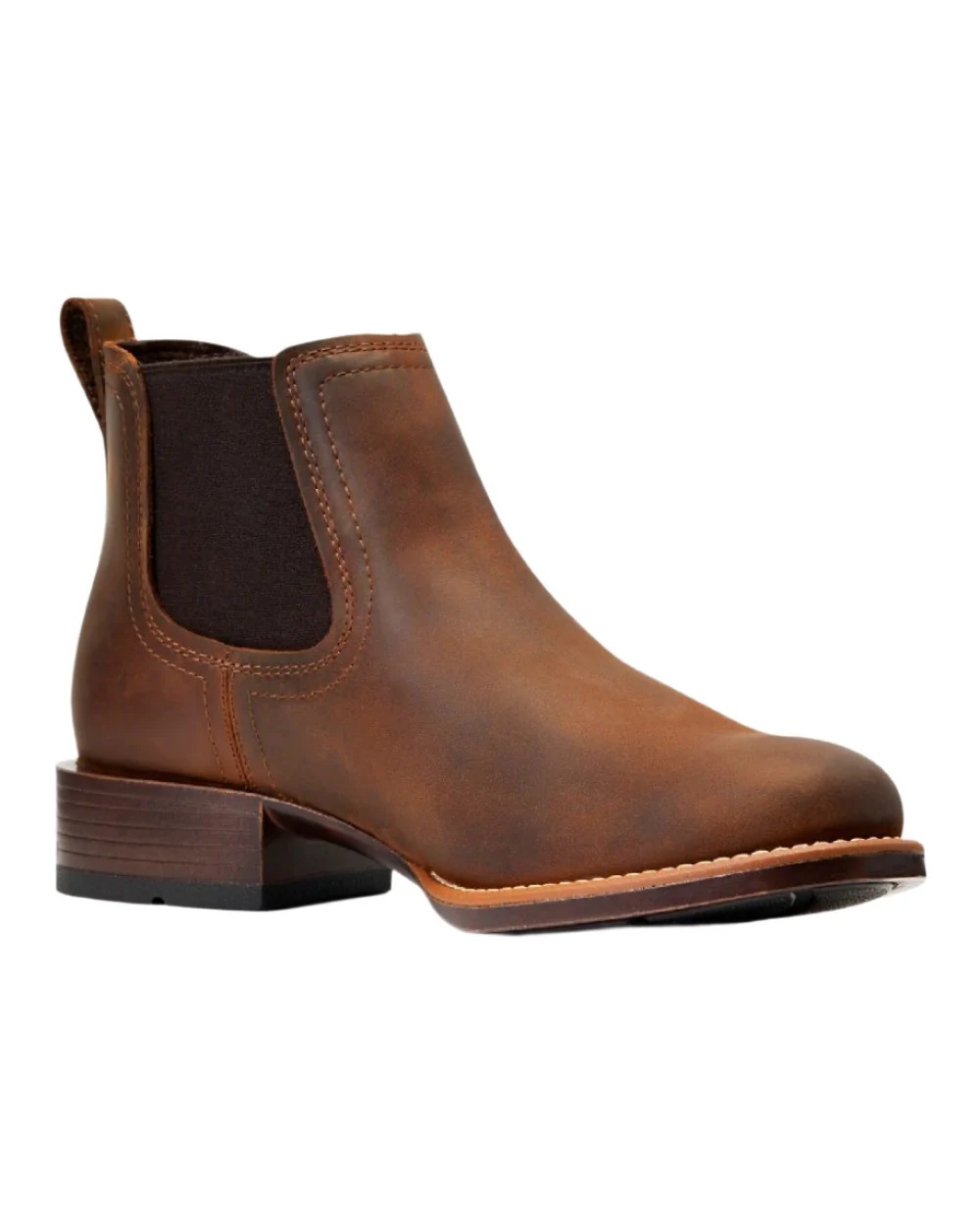 Ariat Mens Booker Ultra Round Toe Western Boots - Image 5
