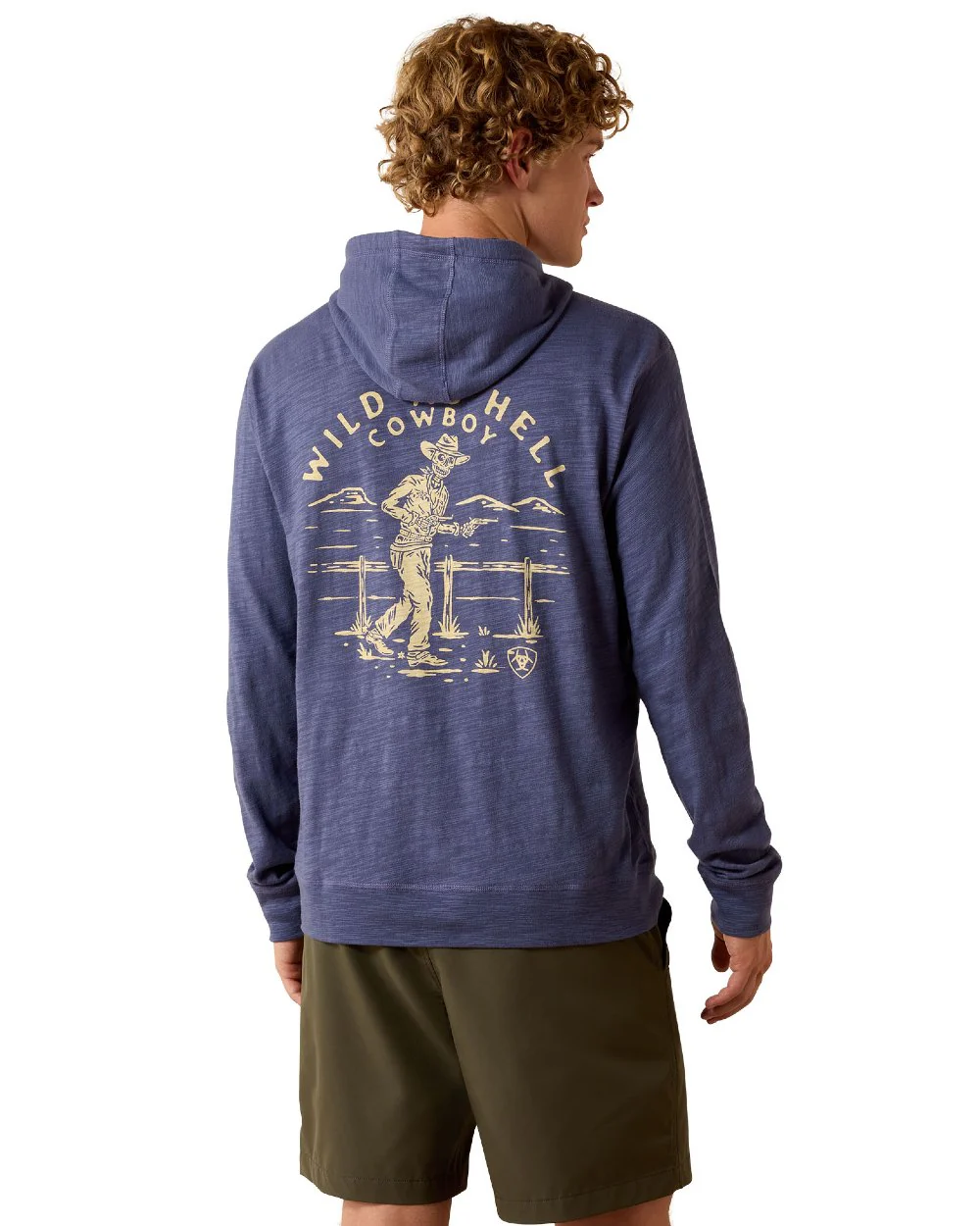 Ariat Mens Lightweight Retro Hoodie - Image 2