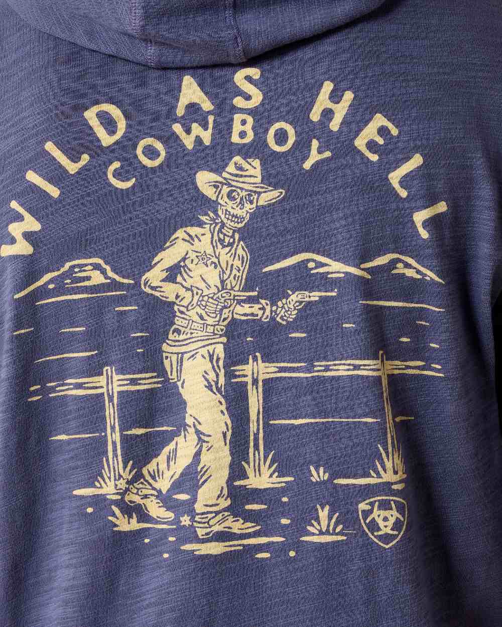 Ariat Mens Lightweight Retro Hoodie - Image 4