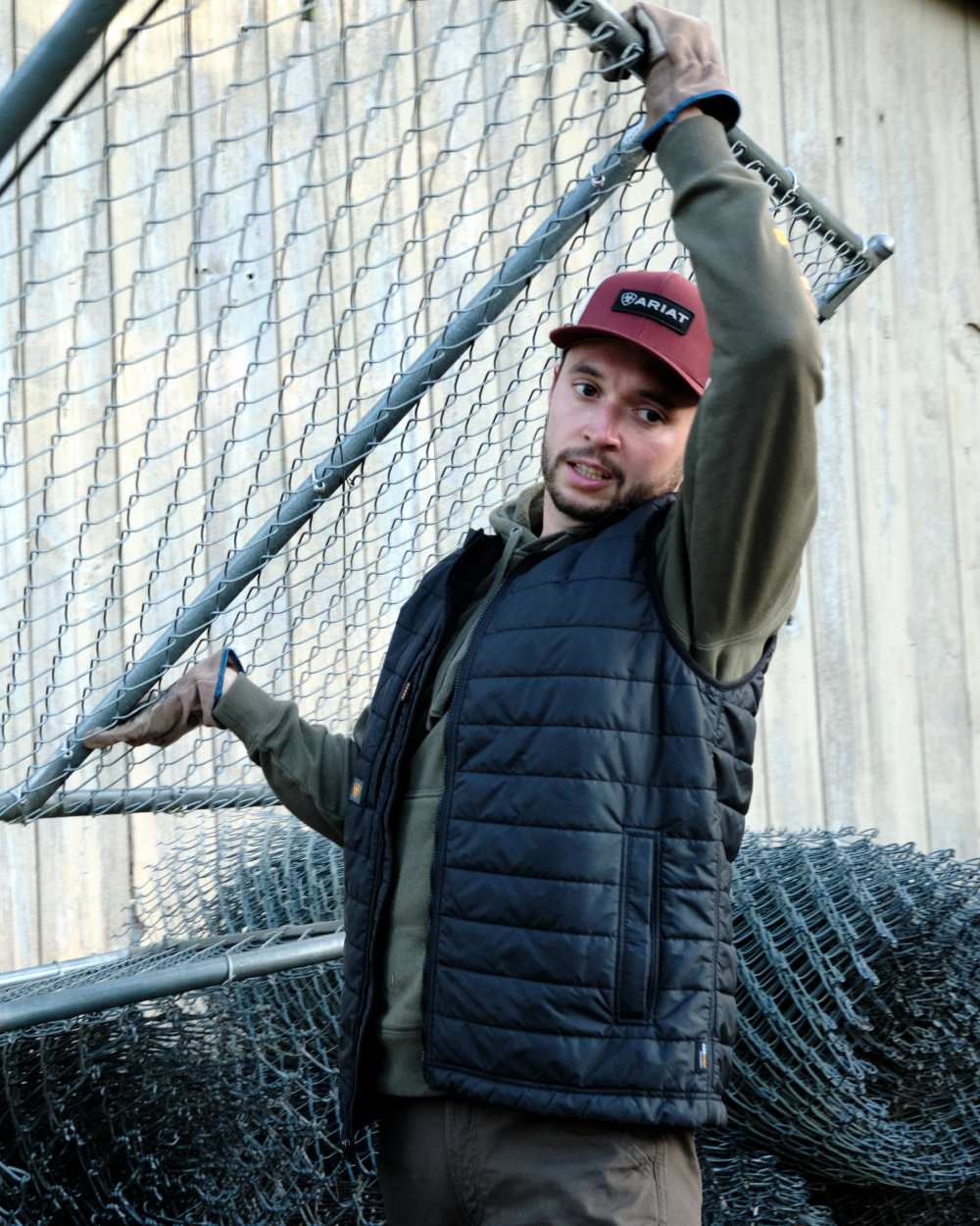 Ariat Mens Rebar Graphic Hoodie Clearance - Image 2