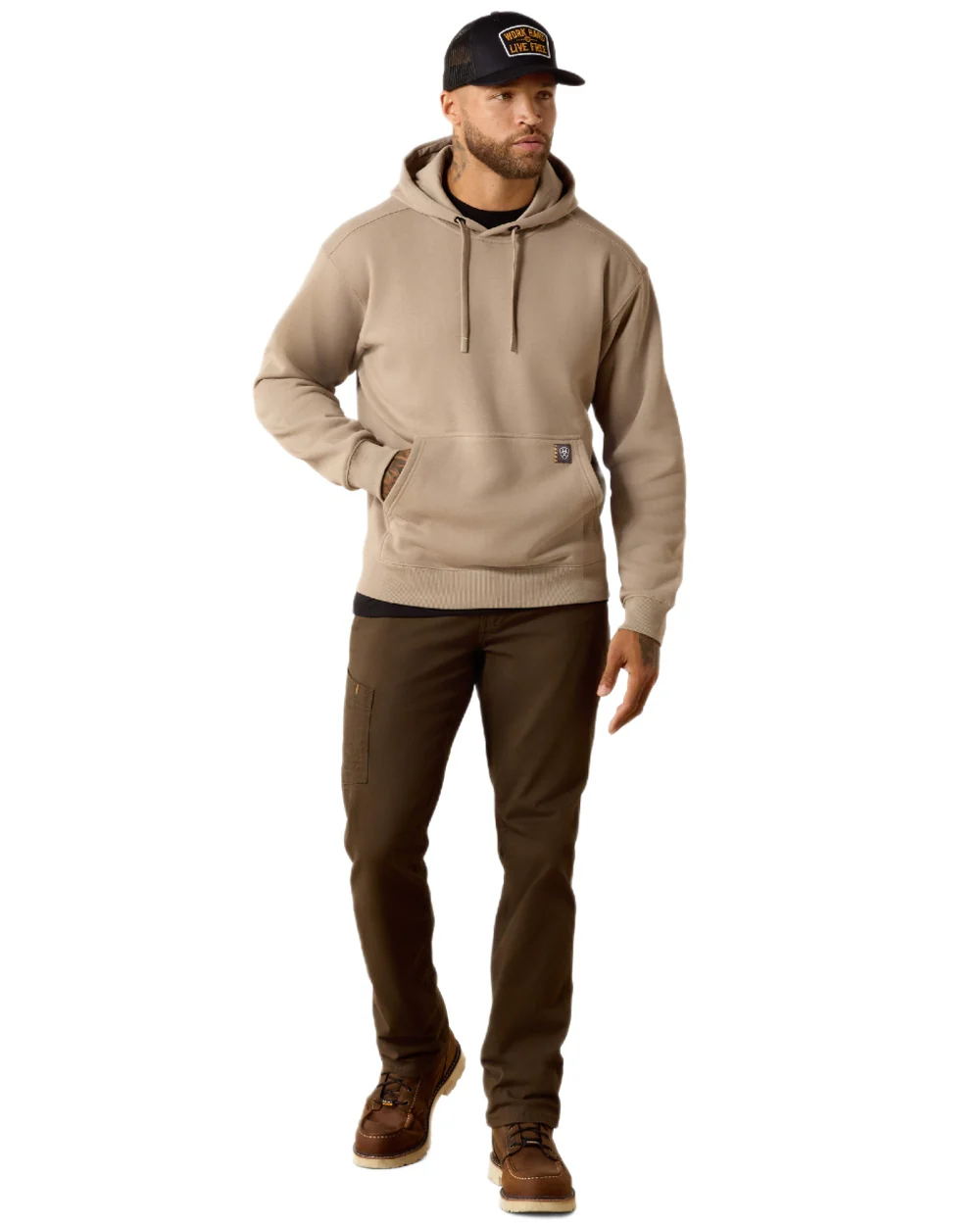 Ariat Mens Rebar Lightweight Workhog Hoodie - Image 2