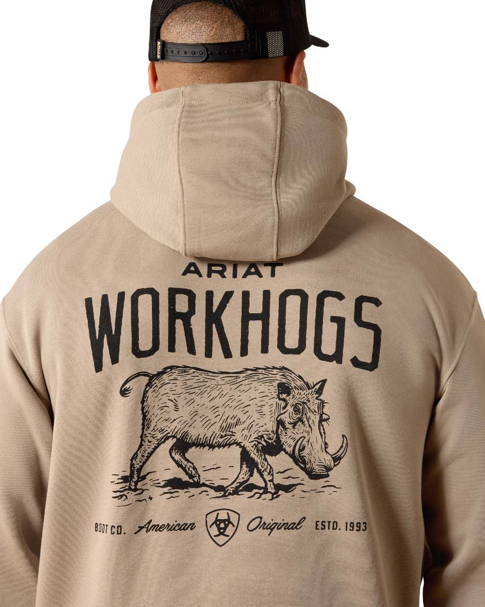 Ariat Mens Rebar Lightweight Workhog Hoodie - Image 3