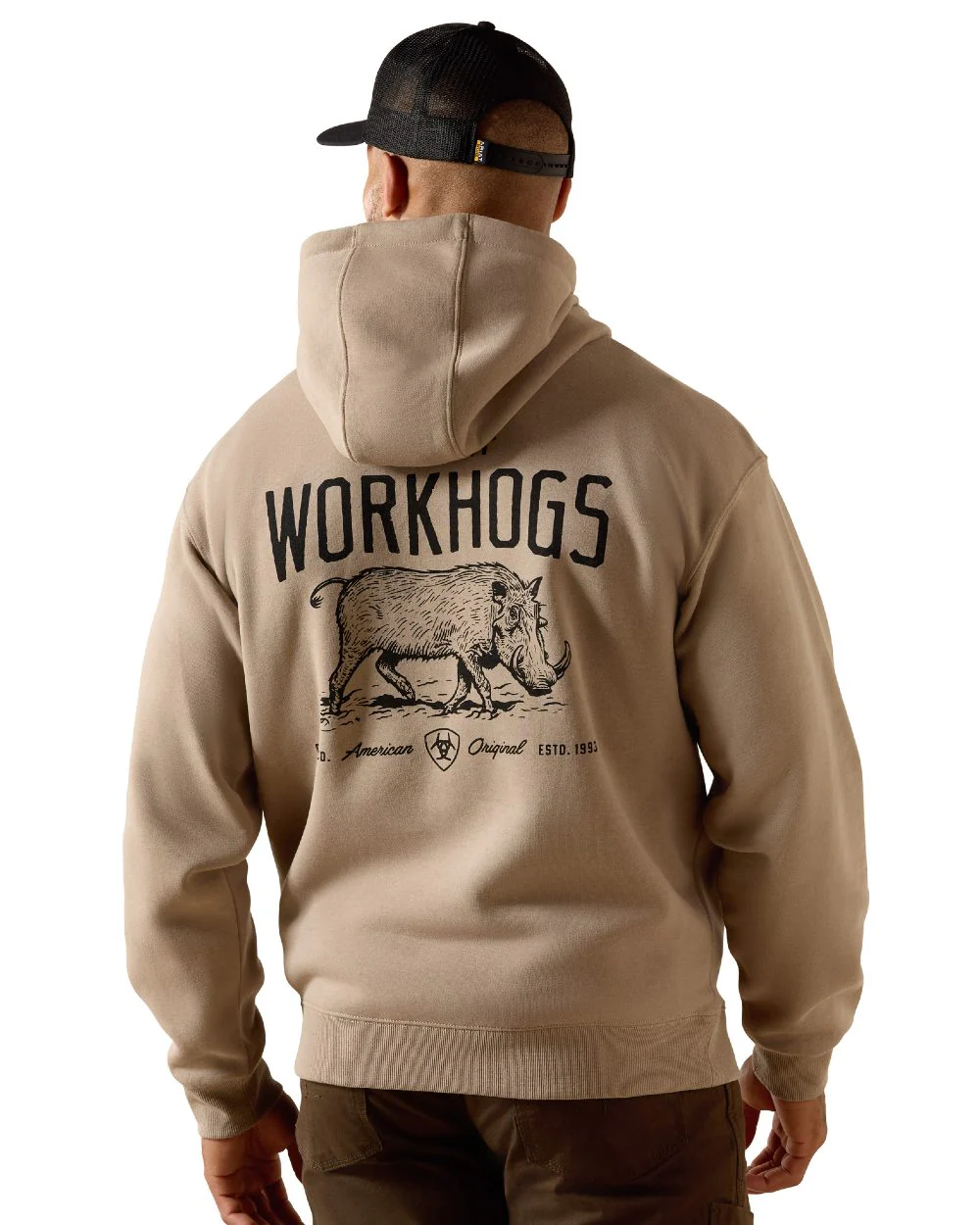 Ariat Mens Rebar Lightweight Workhog Hoodie - Image 4