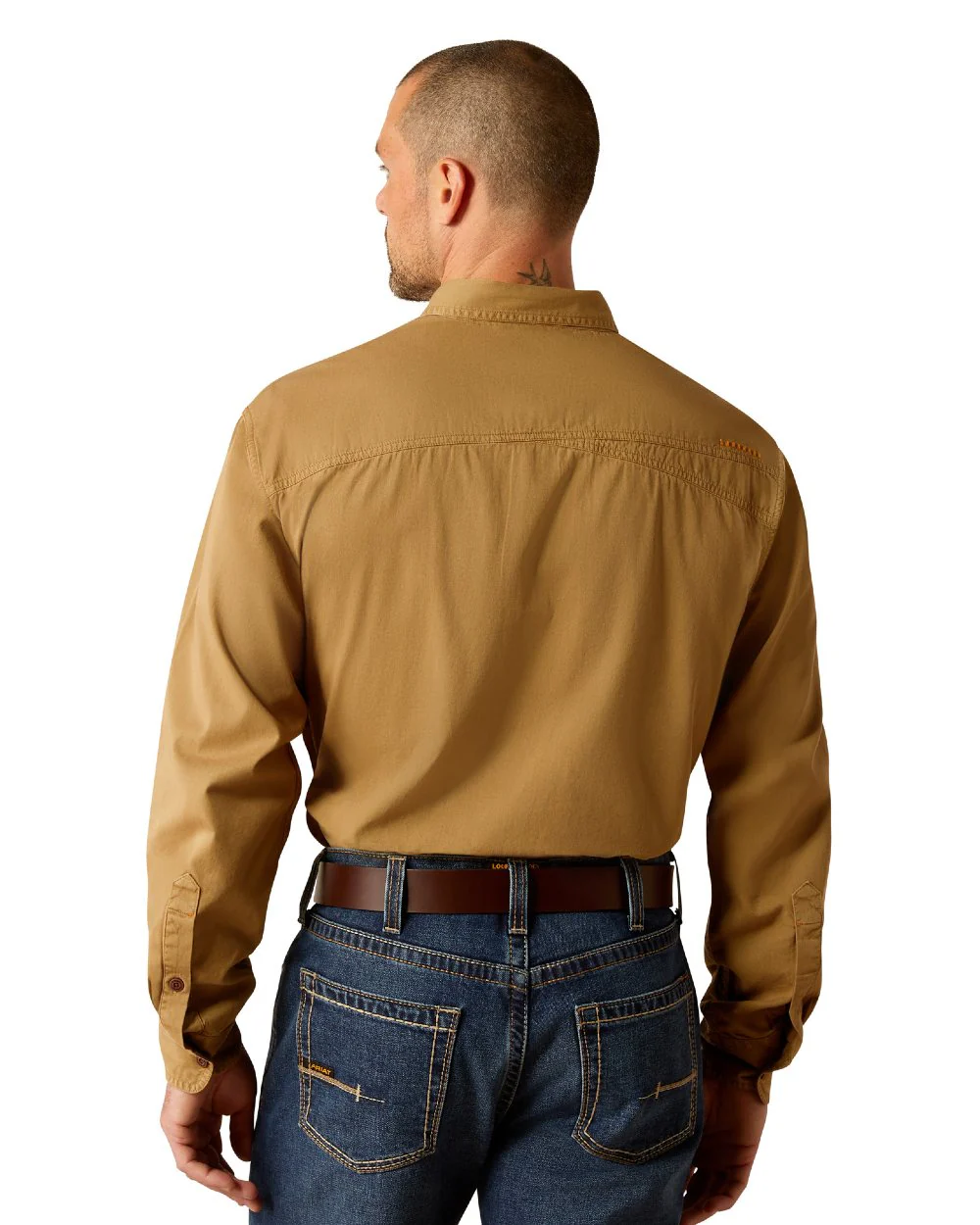 Ariat Mens Rebar Washed Twill Work Shirt - Image 3