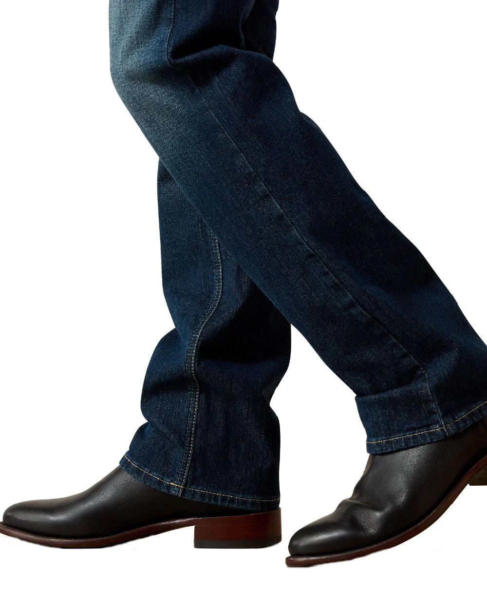 Ariat Mens Rocker Stretch Legacy Stackable Straight Leg Jeans - Image 3